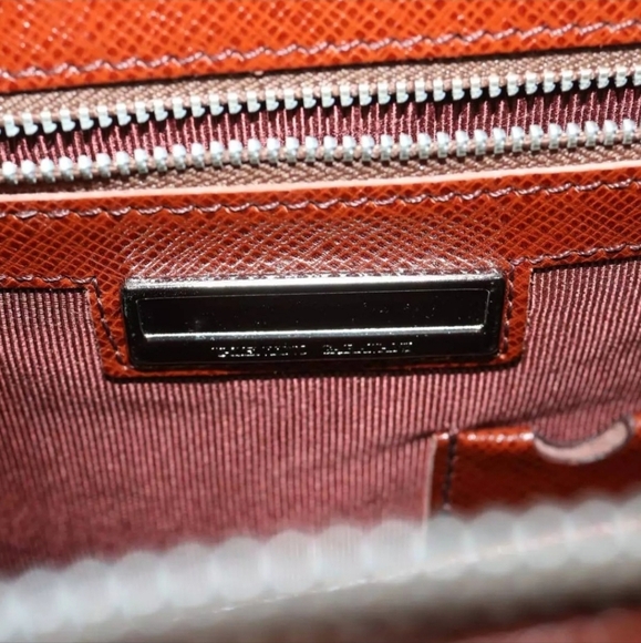 VALENTINO Cognac and Brown Business Bag - Picture 8 of 9